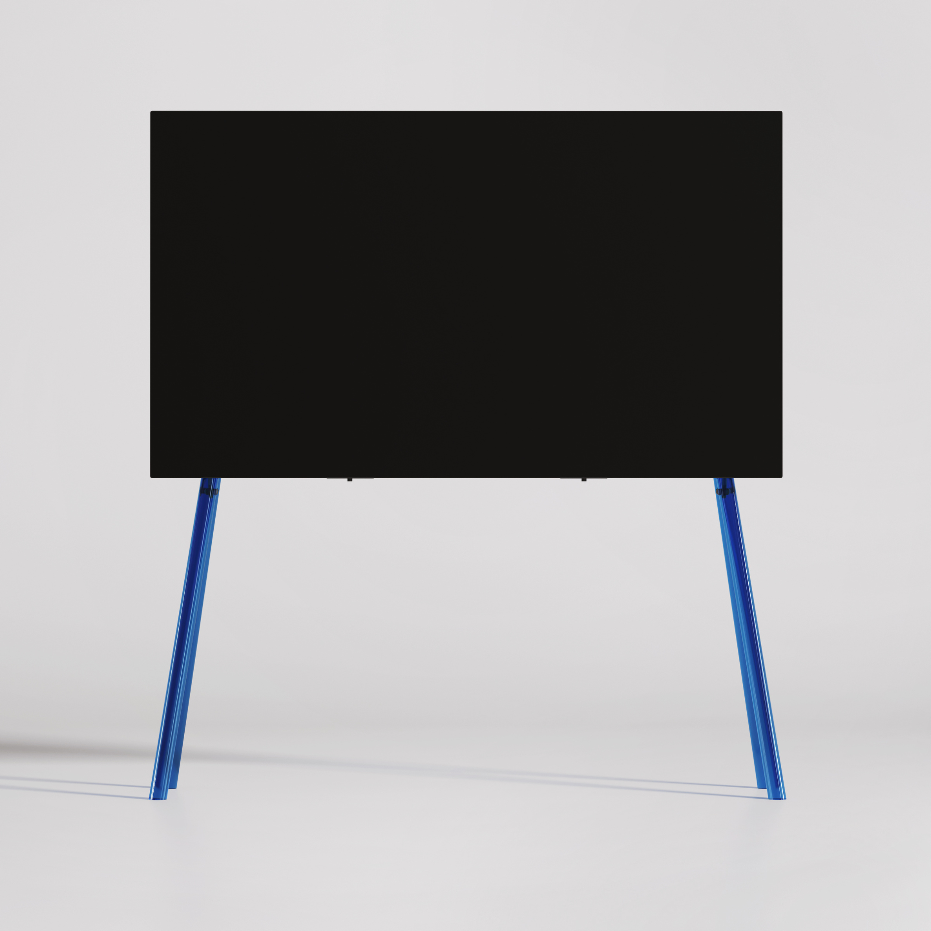 JALG TV-Stand Acrylic / Blue 42" - 55"